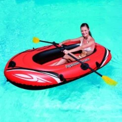 Bateau Gonflable Bestway Hydro-Force Kondor 2000 Pour 2 Personnes Avec Pagaies Et Pompe