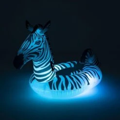 Zebra Avec Poignées Et Piles à L'intérieur De La Lumière 254x142 Cm Bestway