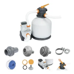 Pompe De Filtration Avec Filtre à Sable Pour Piscines Démontables Bestway Flowclear De 11.355 L/H Connexion 32 Mm