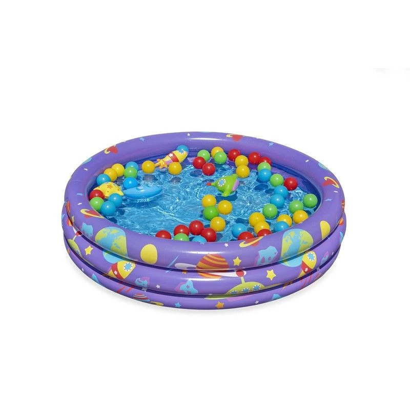Piscine à Boules Gonflable Pour Bébé Enfant Bestway 102x102x25 Cm Plus De 2 Ans – Image 3