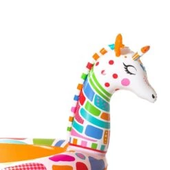 Piscine Hors-sol Gonflable Pour Enfants Bestway Girafe 266x157x127 Cm Avec Spray D'Eau