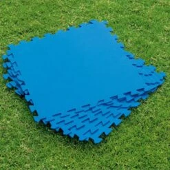 Tapis De Sol Caoutchouc Bestway 9 Pièces 50x50 Cm Bleu